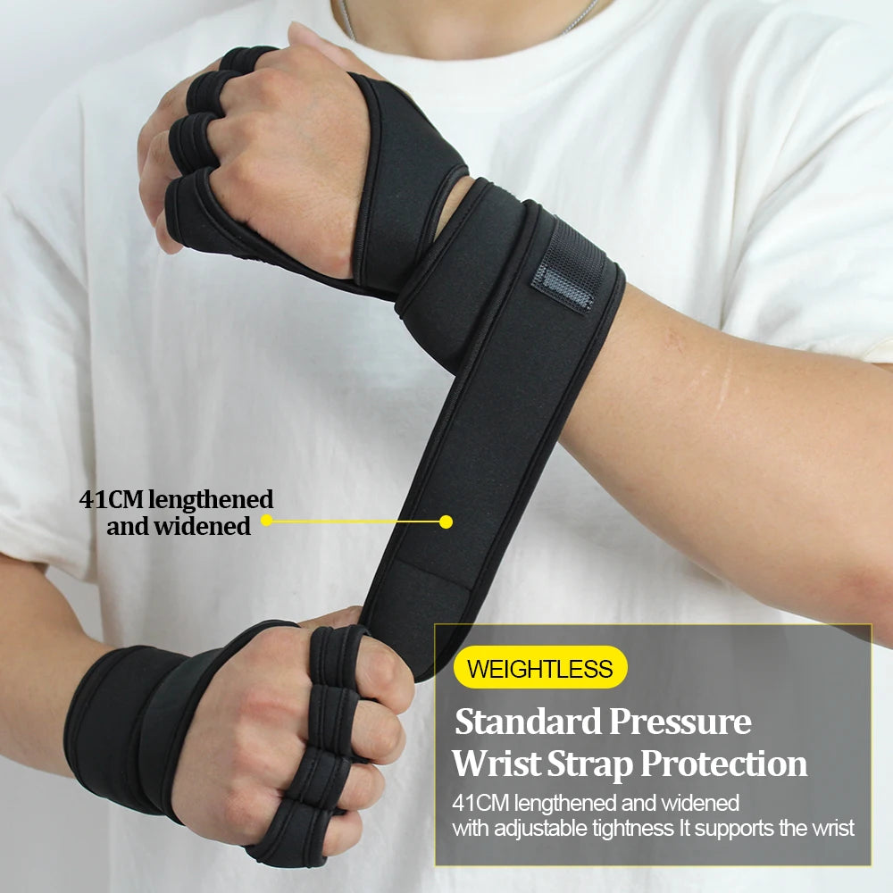 Non-Slip Gym Gloves I Breathable & Protective Workout Gloves