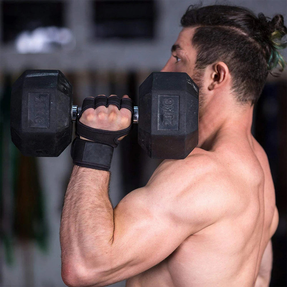Non-Slip Gym Gloves I Breathable & Protective Workout Gloves
