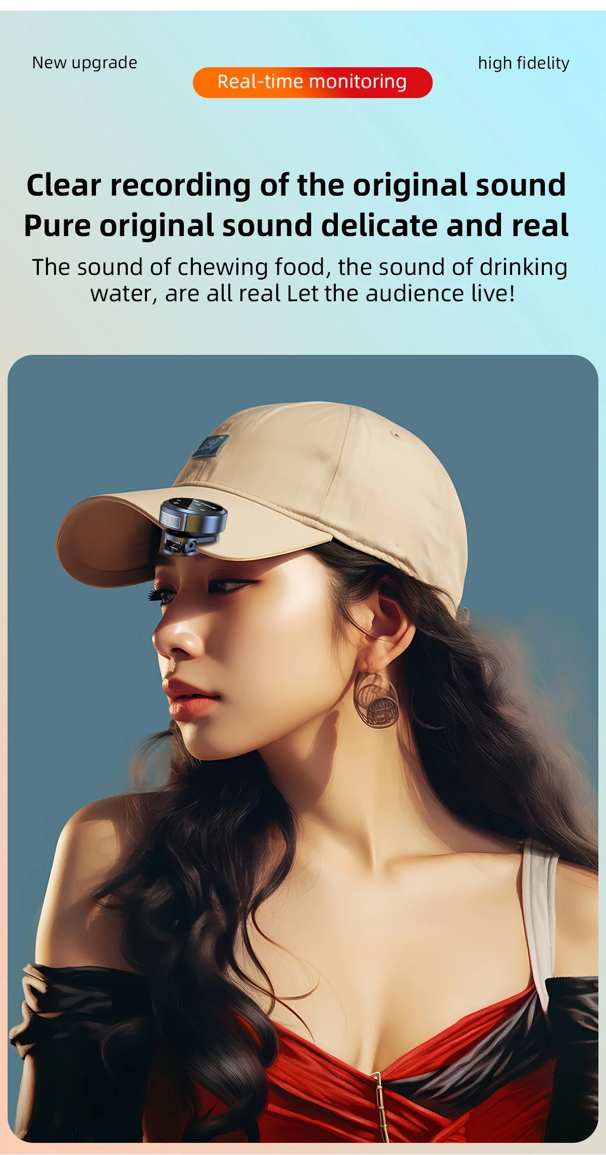 Wireless Lavalier Mic I Plug & Play Clip-On Miccrophone for TikTok, Vlogging, Live Streaming & Interviews - Noise Reducction & HD Sound